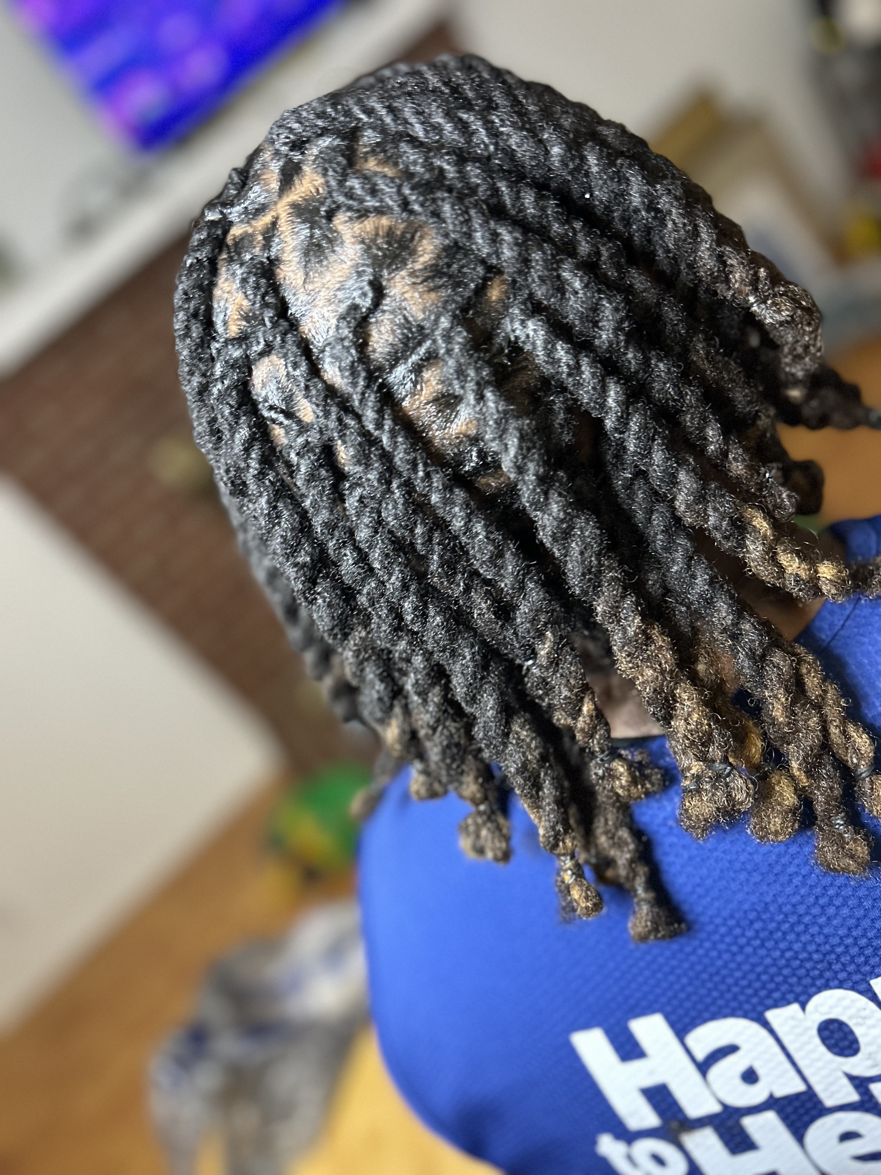 Long knotless box braids