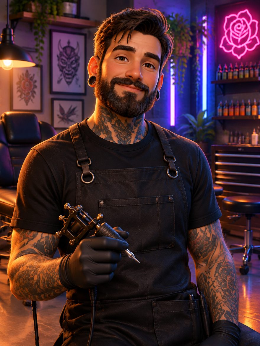Marco, tattoo artist